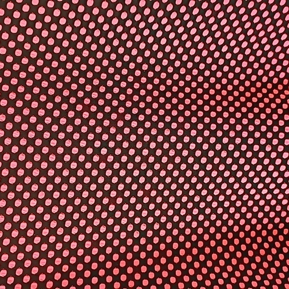 Lularoe Amelia hot pink black polka dot Rockabilly rare print sz medium - Picture 4 of 6